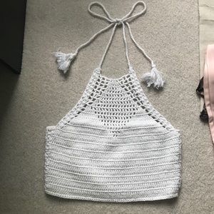 Crochet crop top